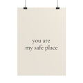 You Are My Safe Place – Poster für Hundeliebhaber